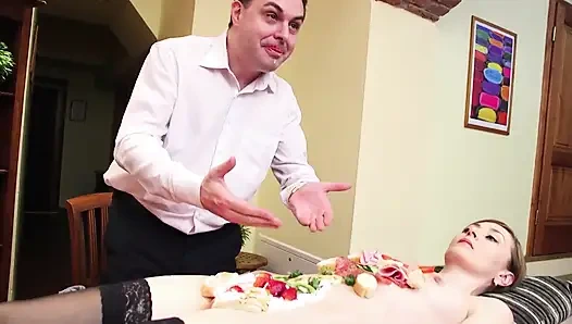 Сперма На Ступнях И Фетишный Трах Крошки-блондинки