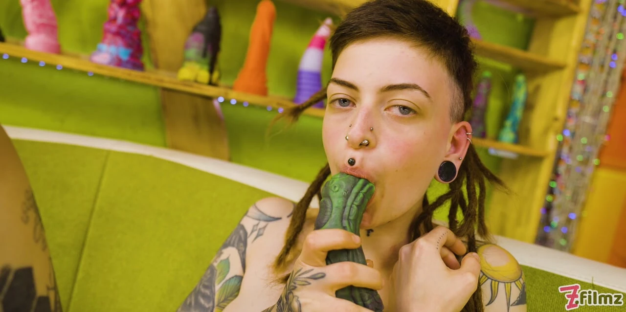 Cutz Tries Out the Toy Wall