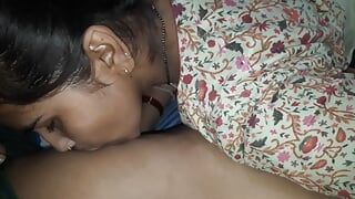 Indische stiefzoon geeft een zeer harde straf aan stiefmoeder, ruige pijpbeurt tot klaarkomen in de mond