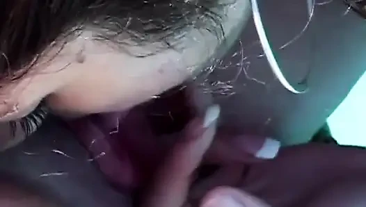 Horny babes tongue fucking their tight twats by the swimming pool
