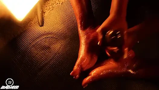 Lola Black XXX Ebony Feet In High Heels
