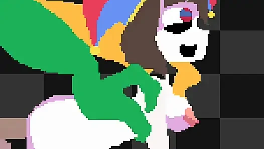 pomni pixelart timelapse