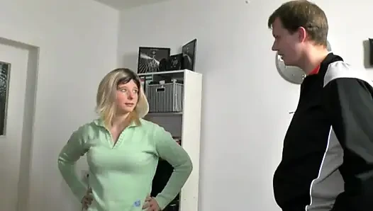 Horny Couple Fucks Hard on the Couch at Home