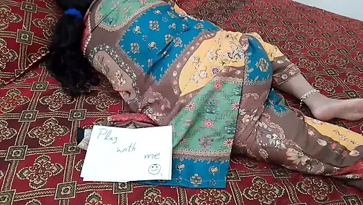 Stepmother invites stepson to play a game on a piece of paper