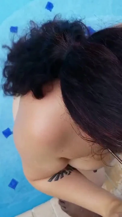 Epic moment from "Sucking BBC Big Black Cock By the Pool"