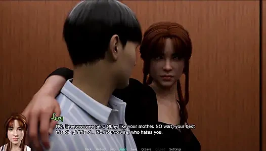 Anzeige # 7 Lucy und ich buchten unser Self in einem Hotel.