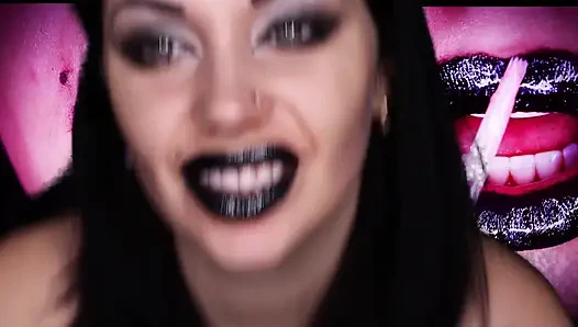 Lady in black lipnosis JOI