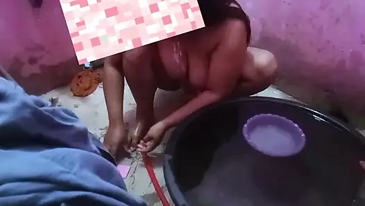 My stepmom always films herself in the shower to show off her big firm