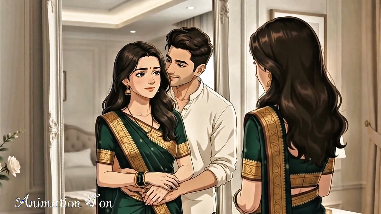 Épisode 3, une secrétaire indienne épouse Dia hardcore dans une promotion au bureau de nuit, animation