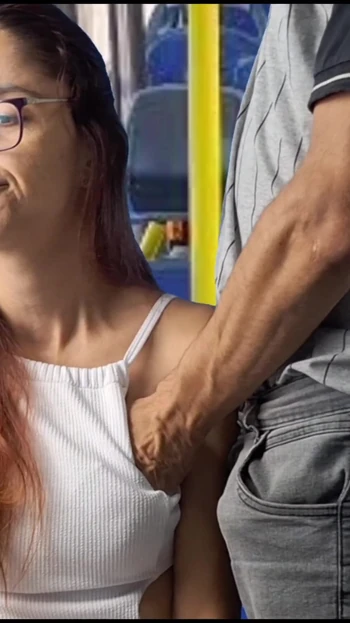 Must-share moment from "Pervert thighs and rubs on the bus sluts!"