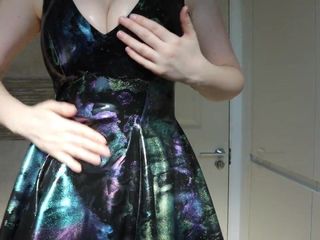 Mijn lekkere gomachtige jurk inoliën