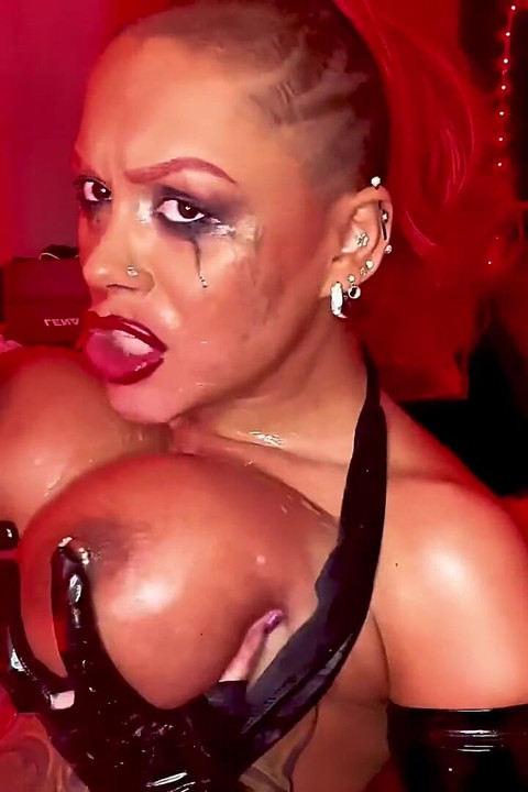 Filthy Redhead Deep Throats Demon Semen