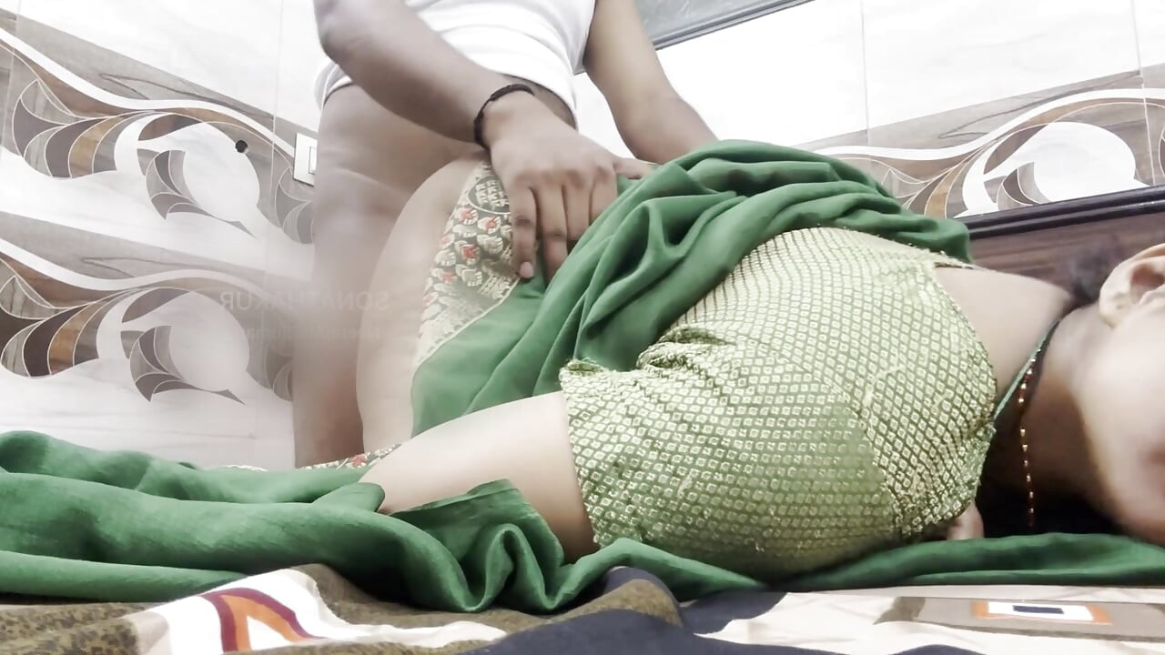 Desi Aunty Fucked Hard by Step-Son in Secret Night Session