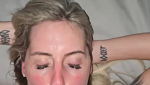 My best facial cum reactions