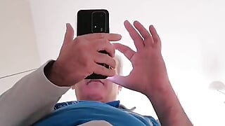 You Hear the Sound of My Hand Jerking All Over My Hard, Swollen Cock