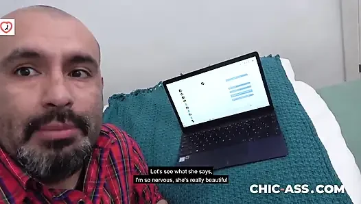 Испанский муж изменяет жене с горячей брюнеткой-латиной-юной крошкой
