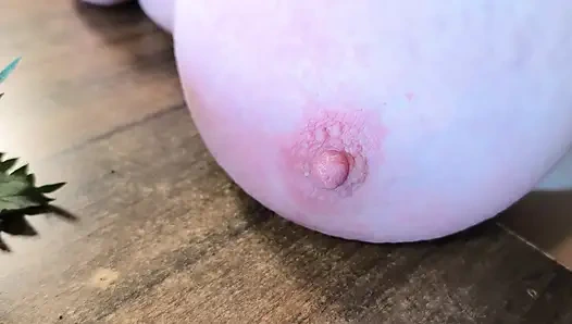 Naked tits in nettles - then hit hard