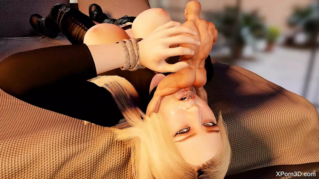 Giantess Vore Blowjob - Giant Femdom - Hot Blonde Babe Sucking a Guys Dick