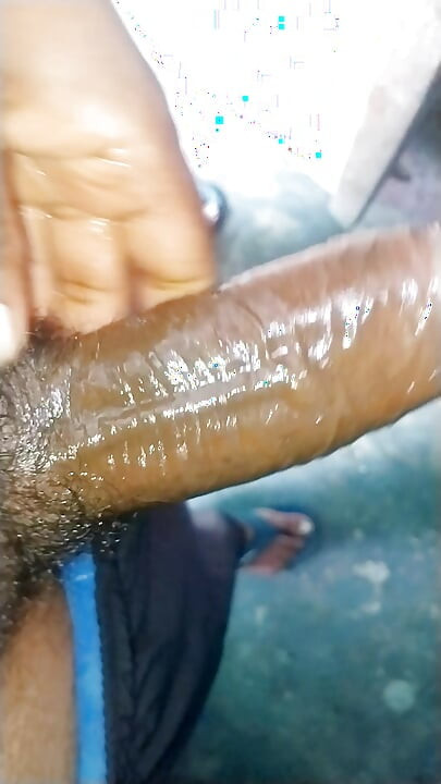 Big black cock oil masaj