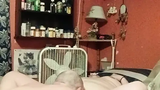 He orals me till I cum and keeps going