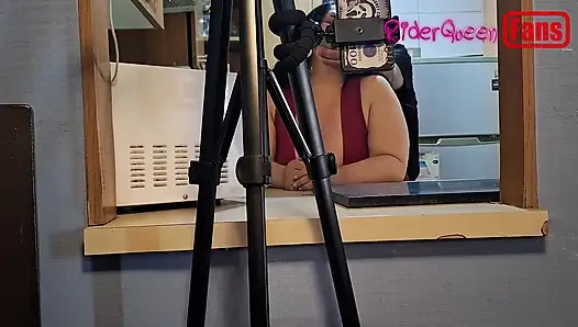 Videos for Fans a Masked Young Man Fucks Me in the Kitchen, Behind the Scenes