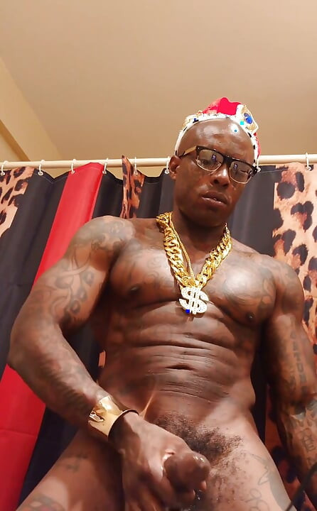 Stor svart hårig kuk tillbedjan Hallelujah Johnson (Kungen av sorg del 2) Höga mörka chokladmuskler tatueringar hårig BBC