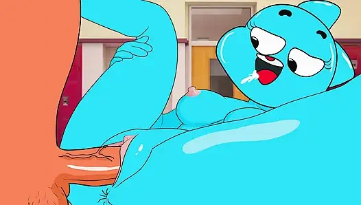 Nicole Watterson FUCKS WITH DARWIM - The Amazing World of Gumball Porn Parody PART 3