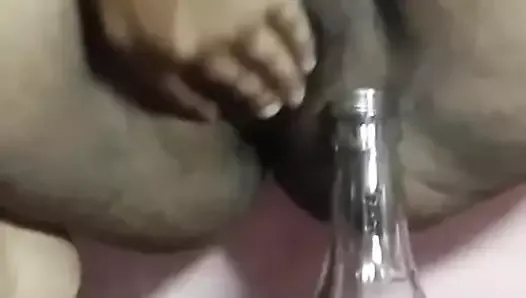Anal bottle fuck Tharushi Brown girl Part 1