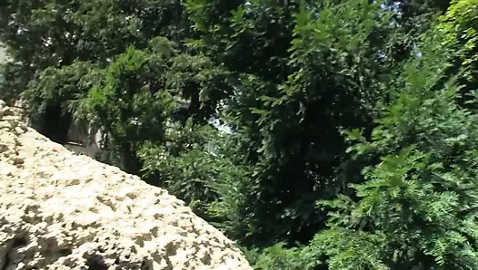 Секс в парке + анальный секс дома с шаловливой подругой