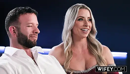 WIFEY Cock-Thirsty Hotwife Tiffani Time Gets Double Teamed By Two Massive BBCs