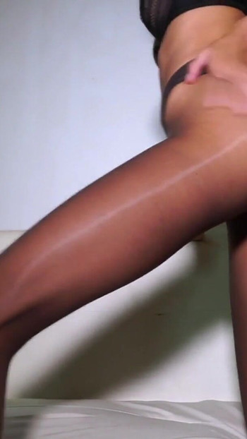 Spectacular moment from "Goddess Rosie Reed Sheer Seamless Pantyhose Fetish"