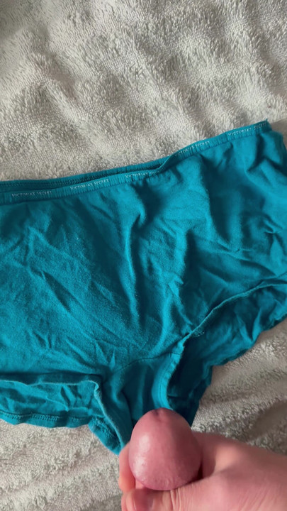 妻のパンティに精液を 2