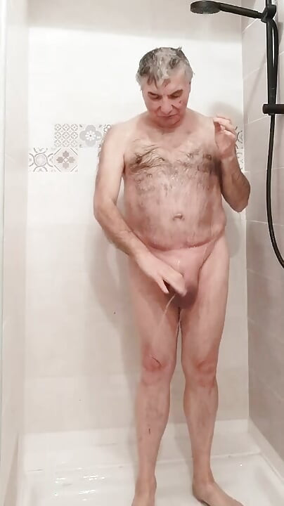 in the shower