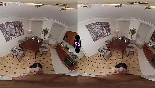 Kitchen Lust Roxy’s Spicy BJ for Her Hungry Man – TmwVRnet