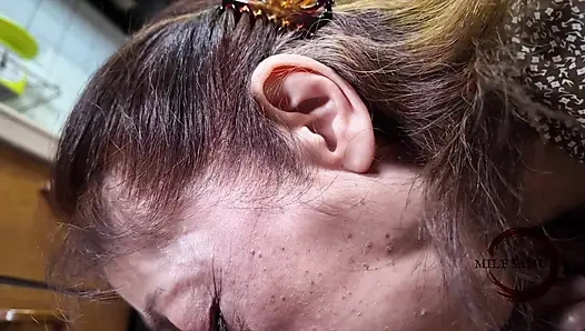 Giving Sex Education to Her Stepson Through Fellatio