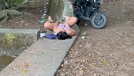 My Neighbor Is Caught Masturbating