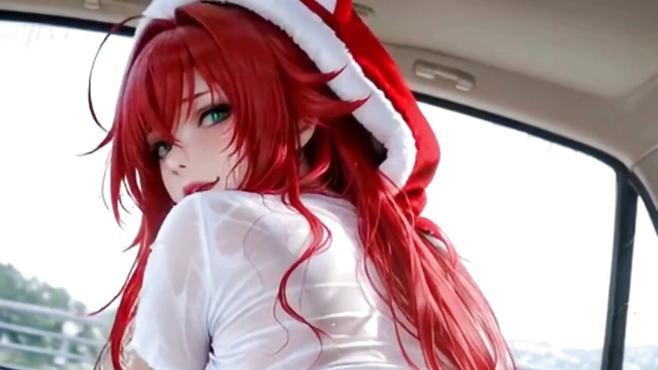 A Hot Redhead Loves Having Sex with Multiple Big Black and White Cocks at the Same Time. Waifu Hentai Animation