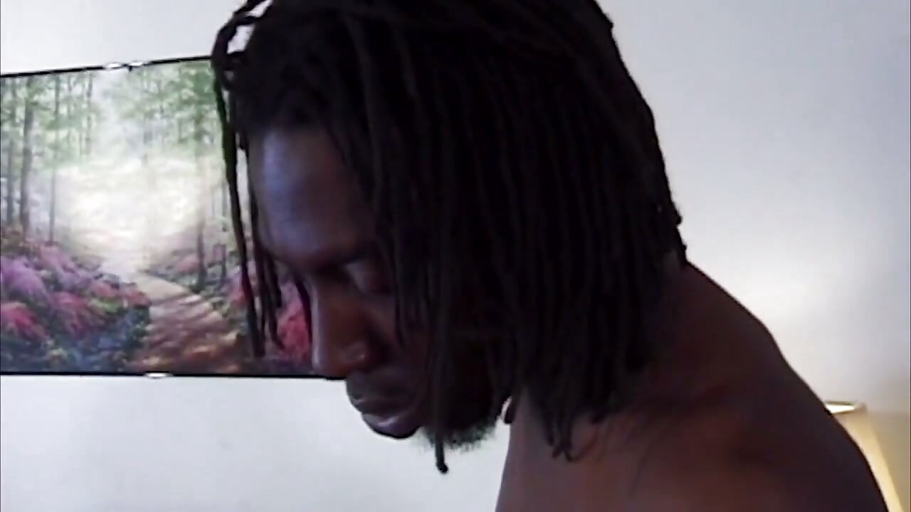 Busty Ebony MILF Worships Massive BBC with Passion