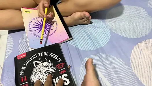 STEPSISTER GIVES CHRISTMAS GIFT AND ENDS UP IN FUCKING