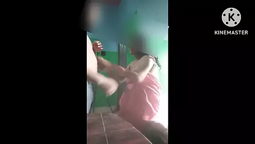 A teenage boy came to the sexy lady house to fulfill his sexual desire h...