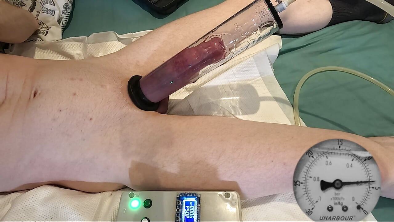 Pump and cum in New 2.25x12" Tube