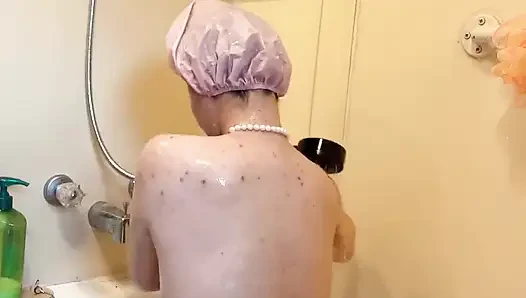 Dusche an Heißem Tag, Schmutzige Haut