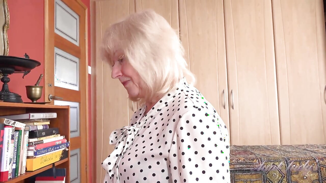 Auntjudys - Your 69yo Busty GILF Stepmom Louise Catches You Watching Mature Porn