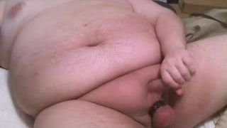 Uomo grasso che si masturba per donna su streamberry