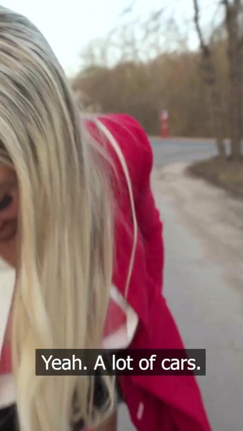 Captivating moment from "Public Agent - Big tits blonde MILF Carla Boom sloppy POV blowjob hard fast fuck outdoors"
