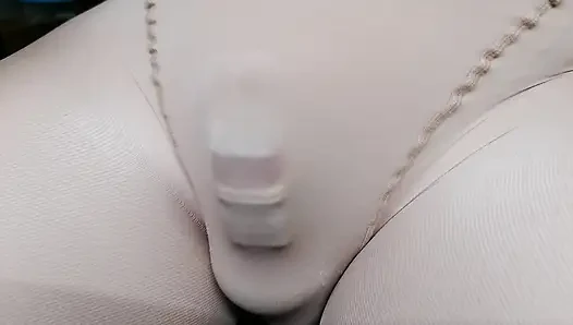 Karımın çift kat külotlu çorapını giy