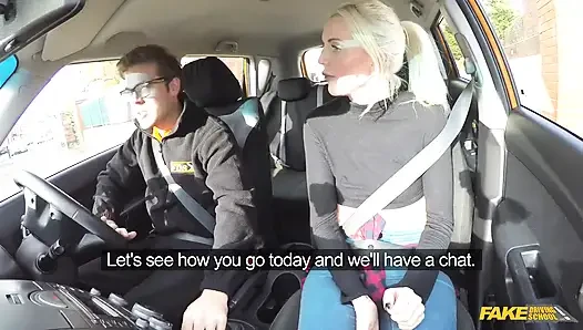 Fake Driving School - Naughty Student Driver Lexi Lou Deepthroats Instructor Ryan, Gets Fucks Hard Until She Squirts & Cums