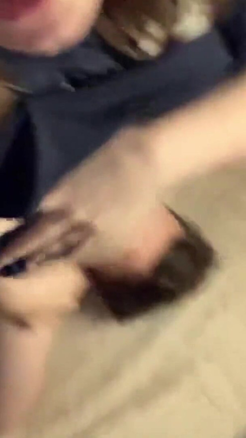 My girlfriend got excited after the cartoon and squirt on my face | Clip 1