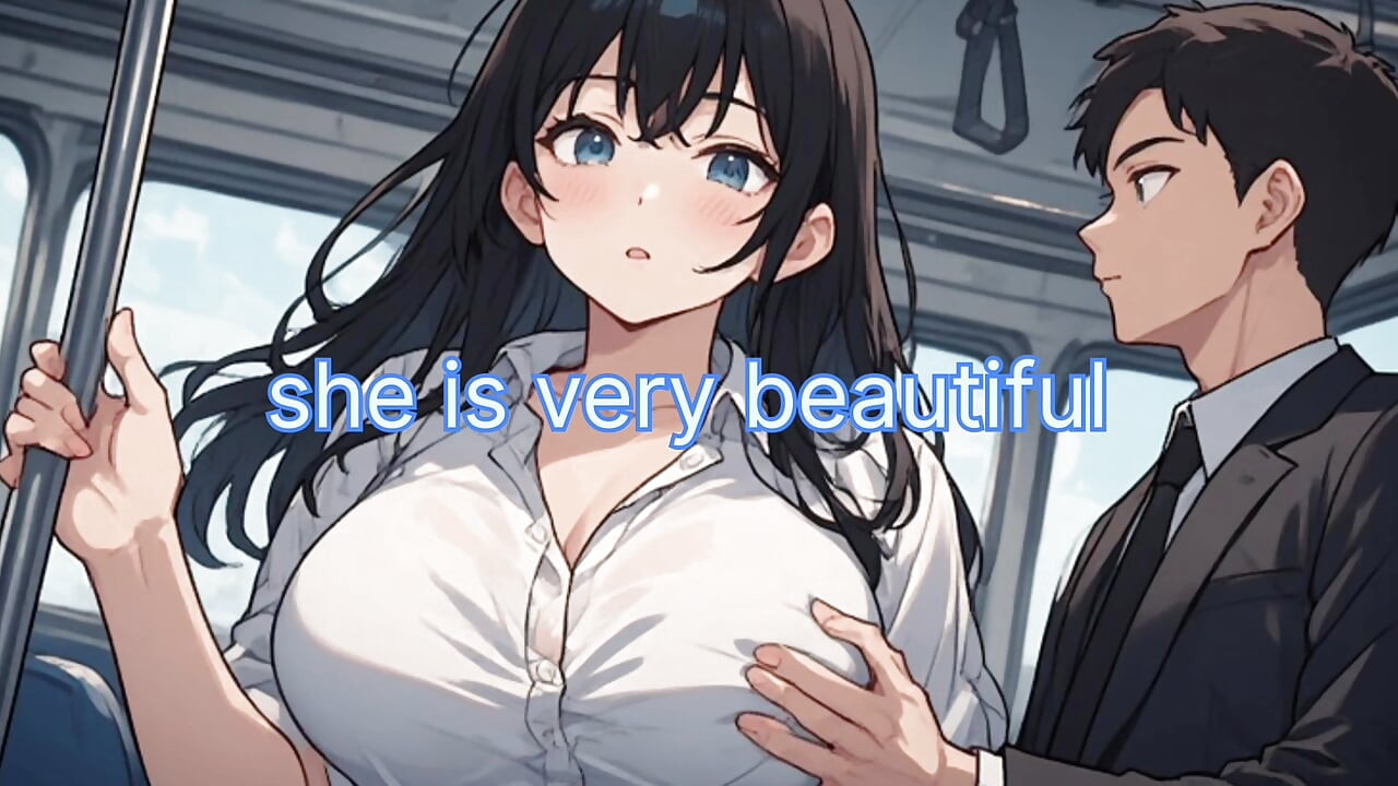 Anime Girl Seducing Man With Train