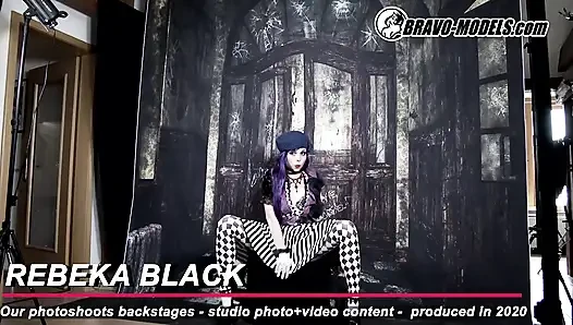 Pemotretan rebeka black 386-backstage - dewasa